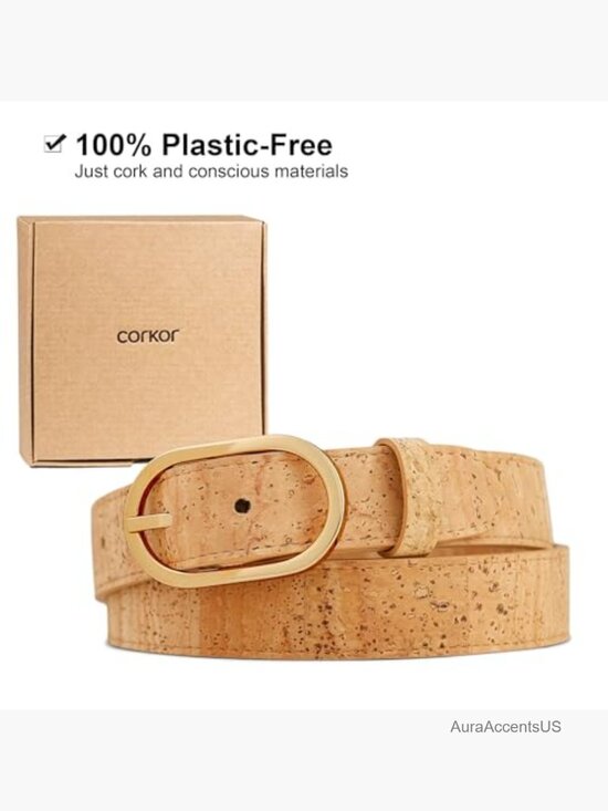 Vegan Cork Belt 1 1/8\